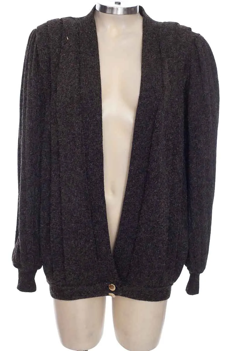 SWEATER COLOR NEGRO  POLYTEX