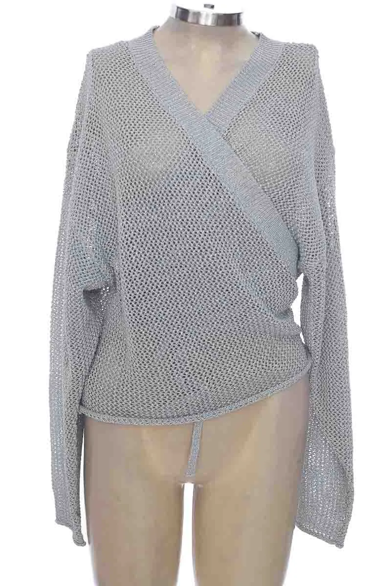 SWEATER COLOR PLATEADO  ZARA