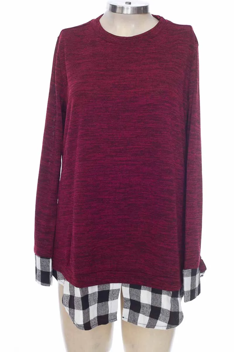 SWEATER COLOR VINOTINTO  CLOSEANDO