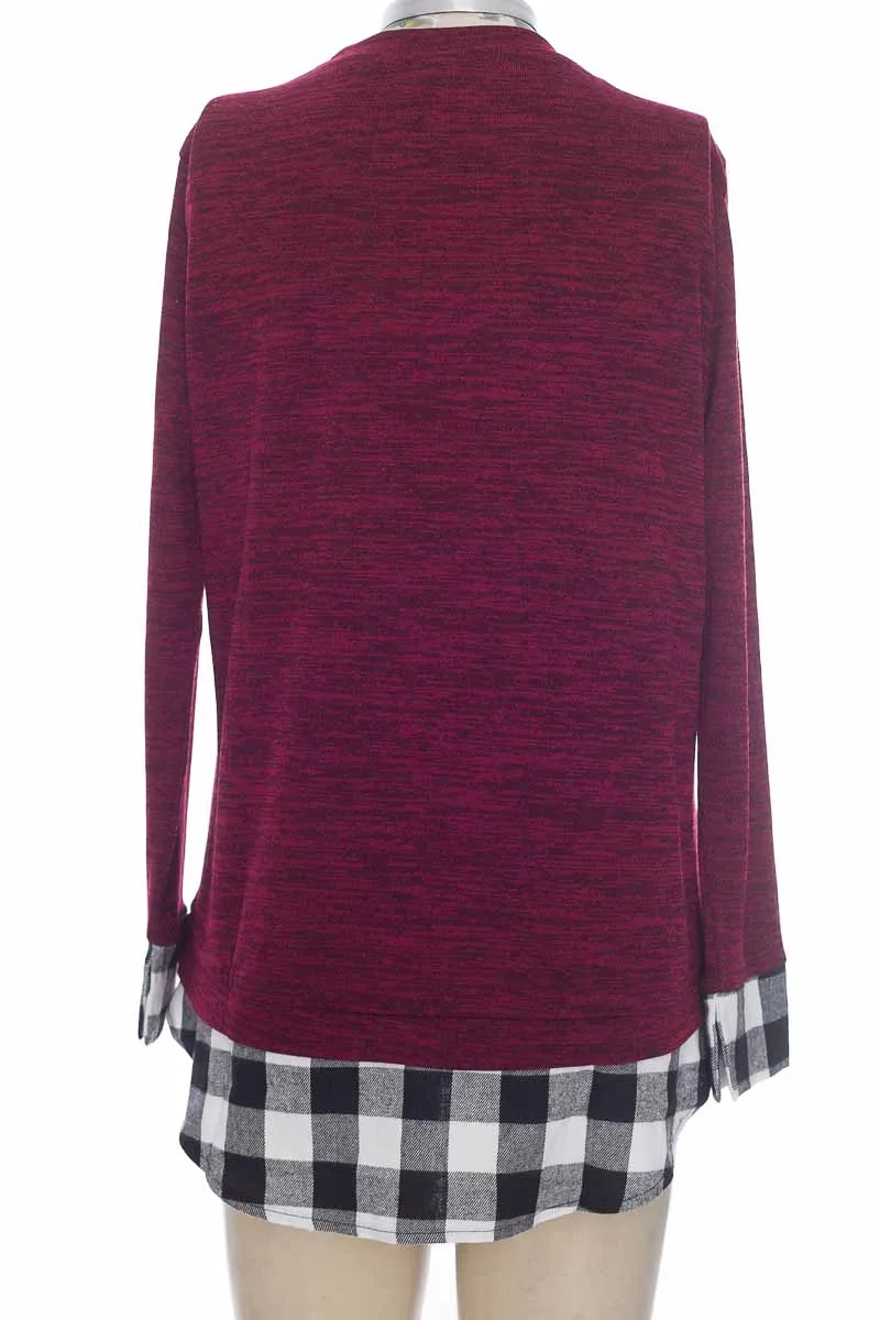 SWEATER COLOR VINOTINTO  CLOSEANDO