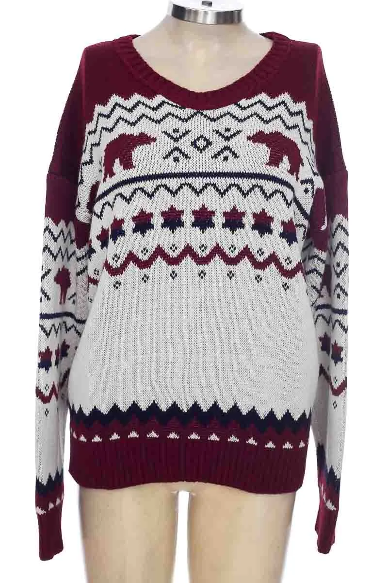 SWEATER COLOR VINOTINTO  DOMENICA
