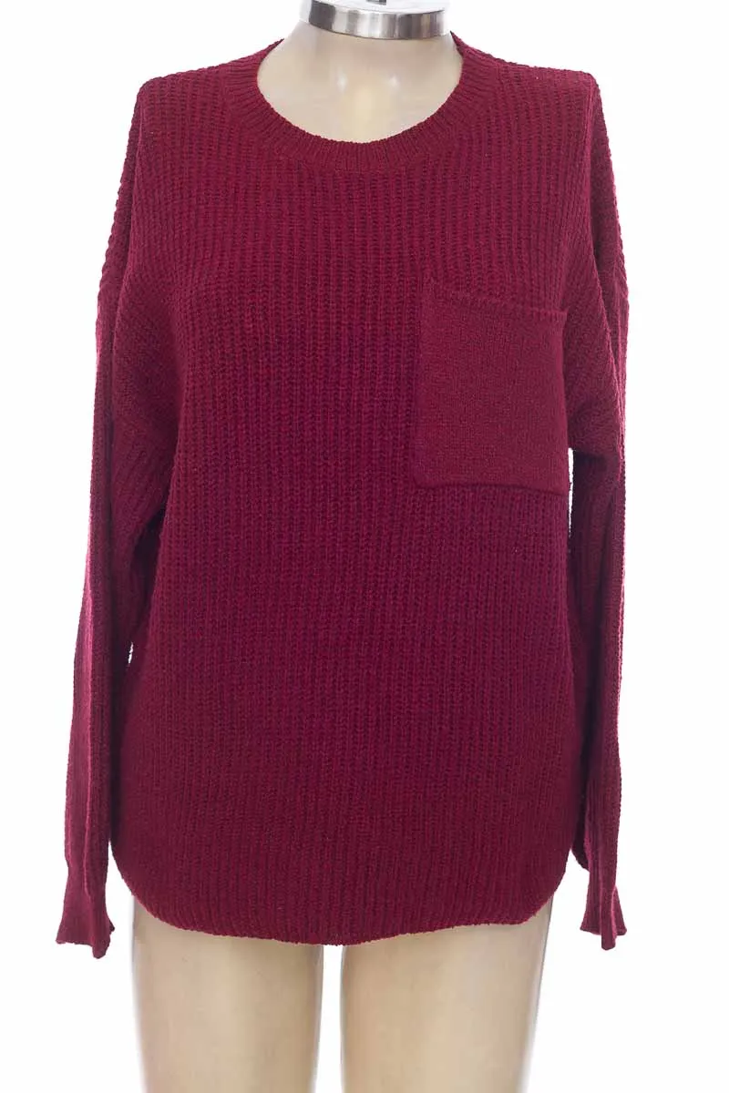 SWEATER COLOR VINOTINTO  SHEIN