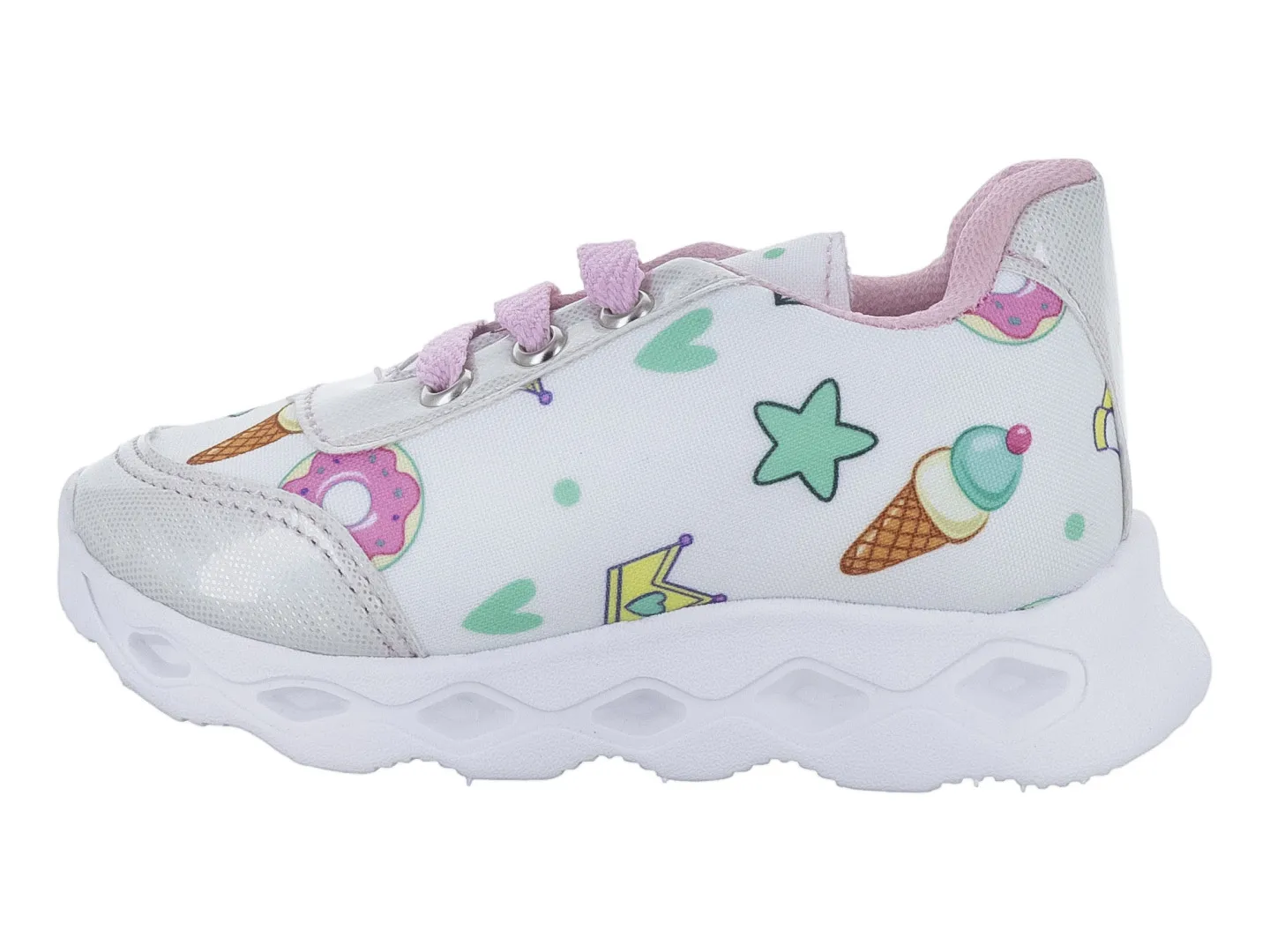 Tenis Overlofd 31 Blanco Para Niña