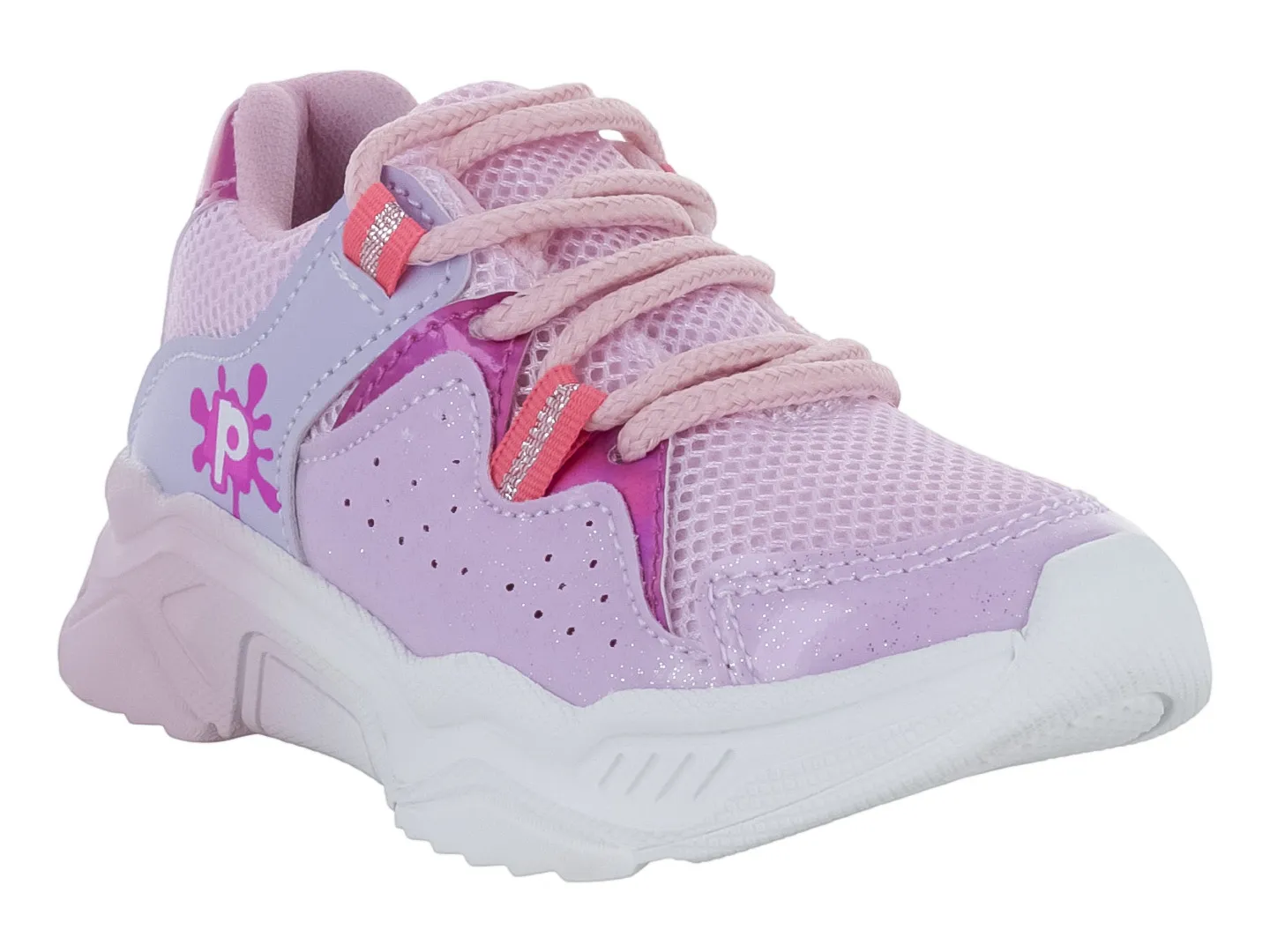 Tenis Overlofd F40 Rosa Para Niña