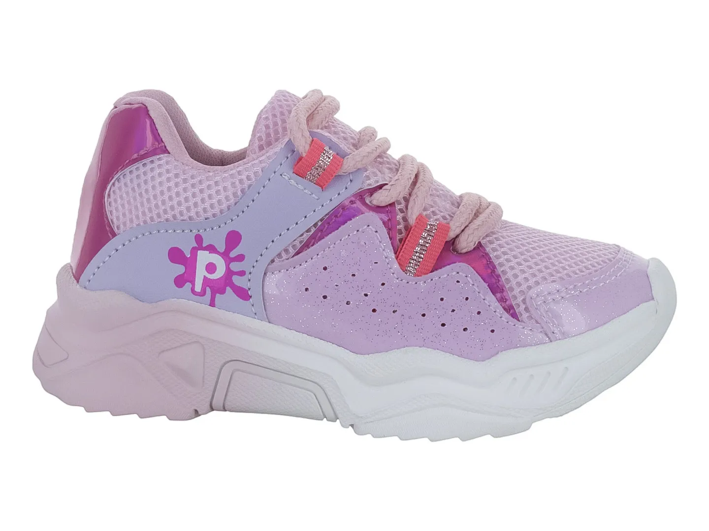 Tenis Overlofd F40 Rosa Para Niña