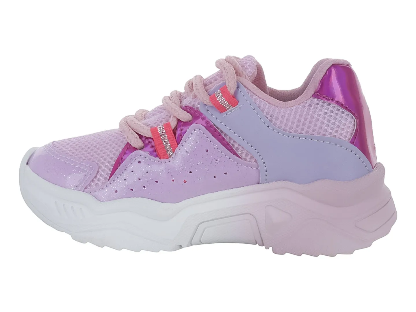 Tenis Overlofd F40 Rosa Para Niña