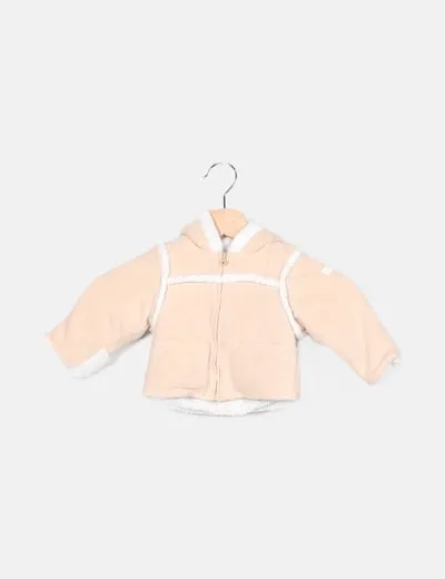 Tex Abrigo beige capucha