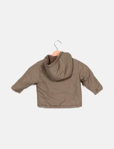 Tex Abrigo verde capucha