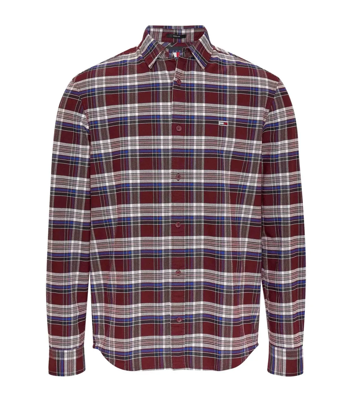 Tommy Jeans Reg Oxford Check Camisa Hombre