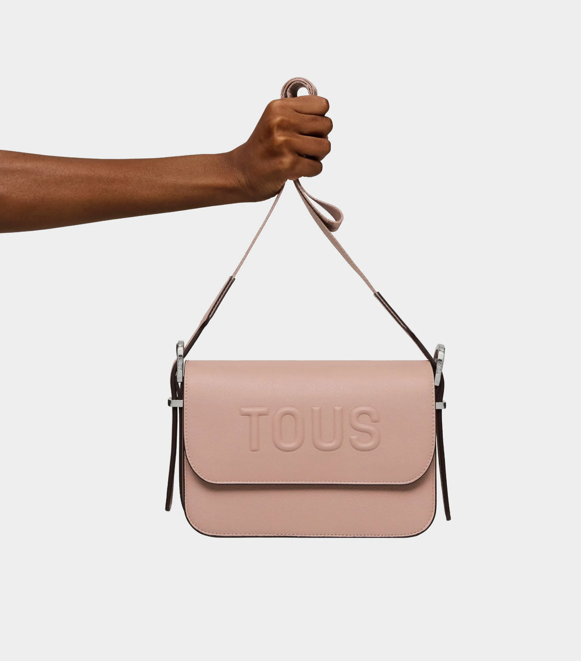 Tous Bolso crossbody café Brenda con logotipo Mujer