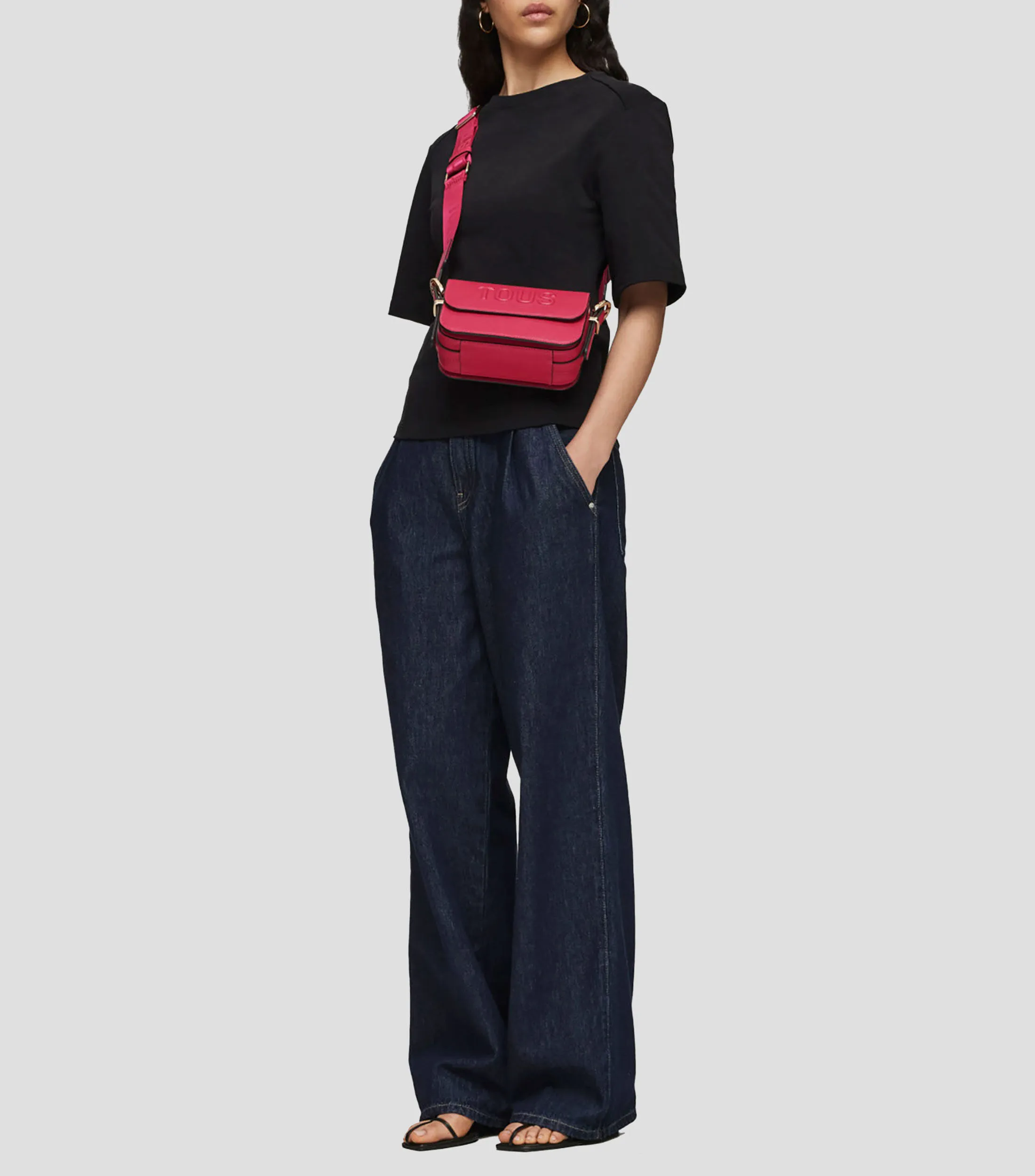Tous Bolso crossbody pequeño fucsia Brenda Mujer
