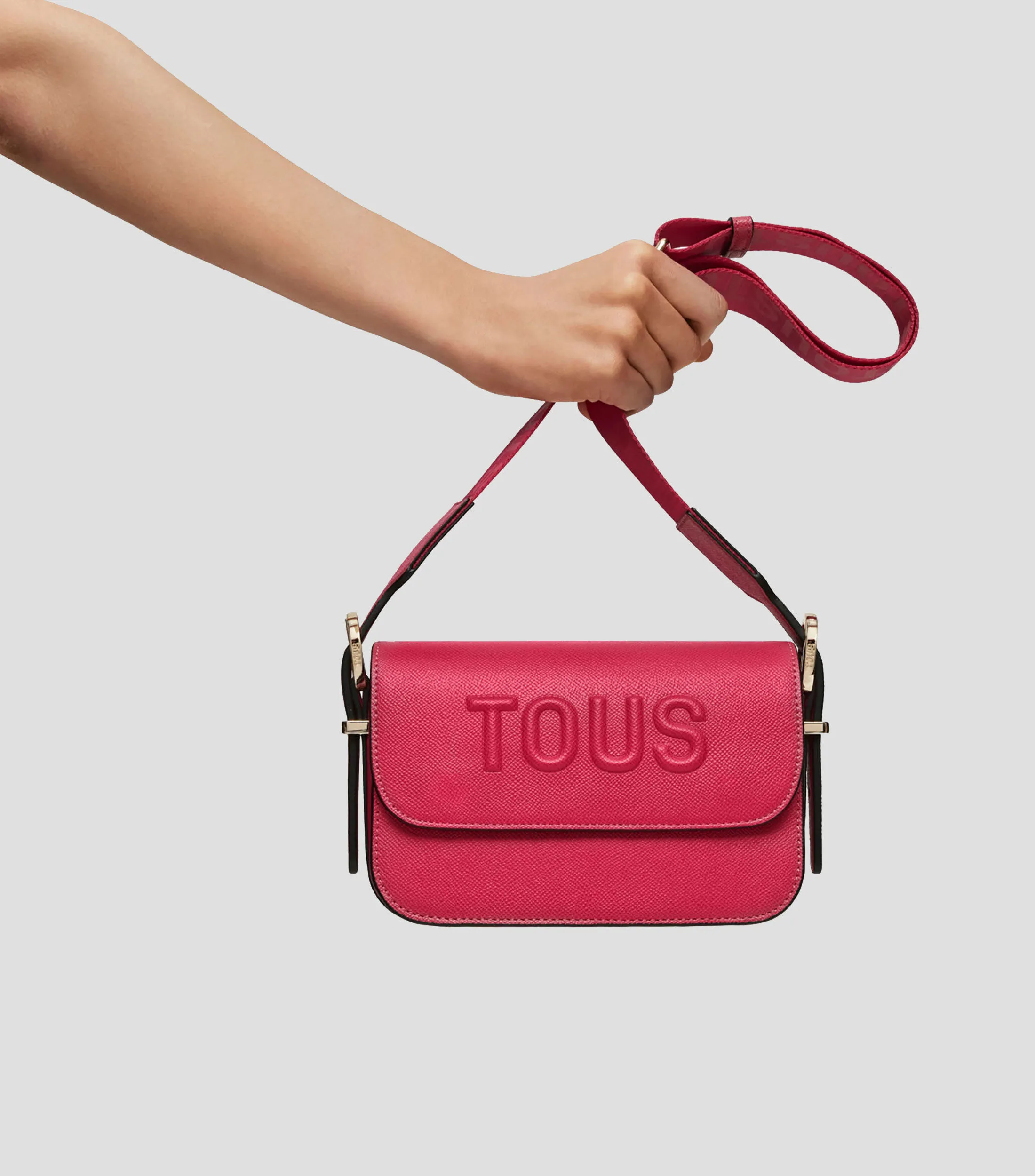 Tous Bolso crossbody pequeño fucsia Brenda Mujer