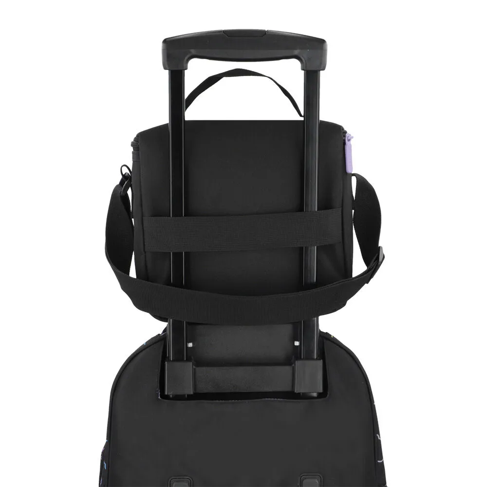 Triple Pack 5XT Mochila Niña Xtrem Negro/Lila