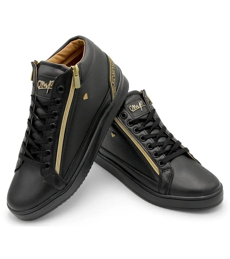 ULTIMA MODA DE ZAPATILLAS CESAR FULL BLACK  CMS98  NEGRO