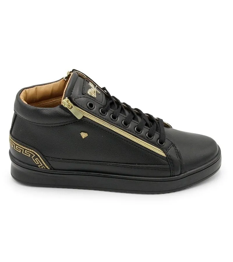 ULTIMA MODA DE ZAPATILLAS CESAR FULL BLACK  CMS98  NEGRO
