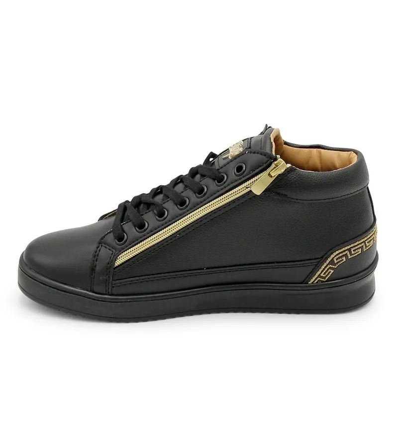 ULTIMA MODA DE ZAPATILLAS CESAR FULL BLACK  CMS98  NEGRO