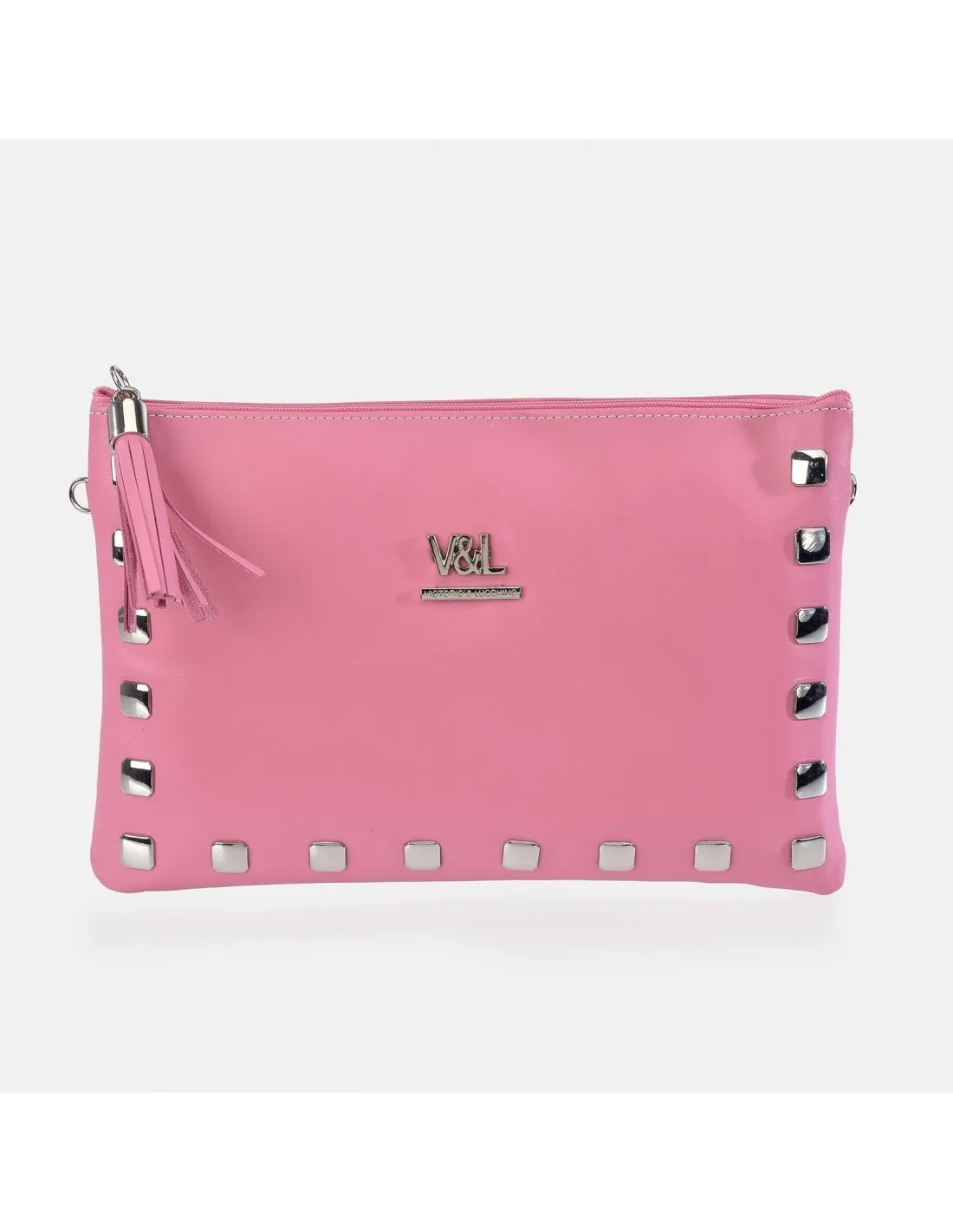 Victorio & Lucchino bolso de mano grande en piel con tachas y bandolera
