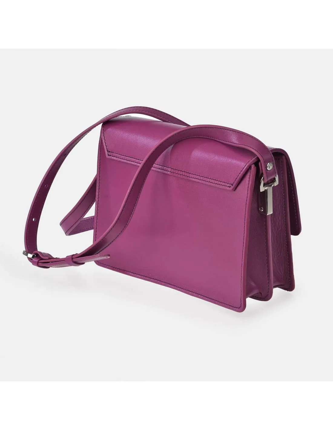 YANKO Bolso Bandolera solapa mujer piel lisa