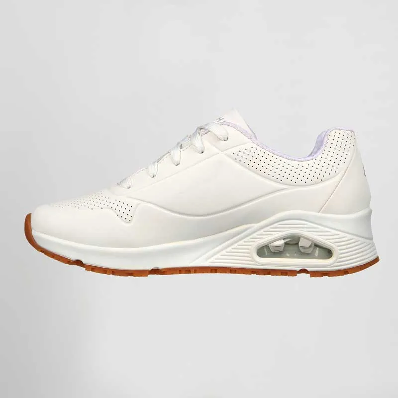 ZAPATILLA DE TRABAJO DE MUJER UNO SR BLANCA  SKECHERS WORK
