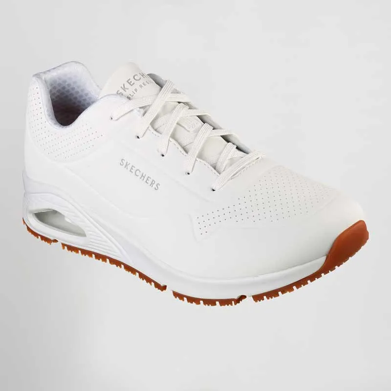ZAPATILLA DE TRABAJO UNO SR SUTAL BLANCA  SKECHERS WORK