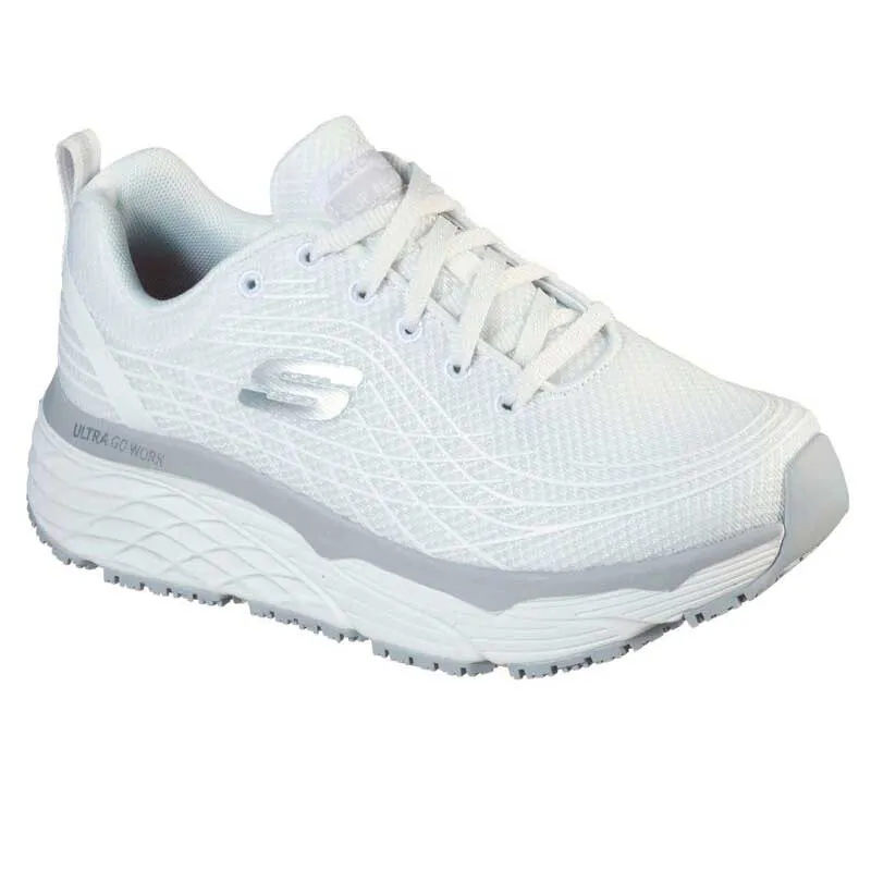 ZAPATILLA LABORAL PLATAFORMA BLANCA MAX CUSHIONING ELITE SR  SKECHERS