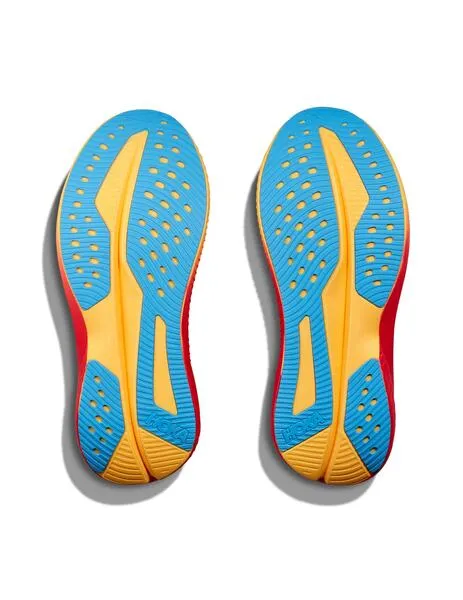 zapatilla mujer Hoka MACH 6, rojo/naranja