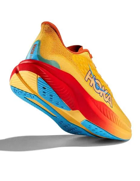 zapatilla mujer Hoka MACH 6, rojo/naranja