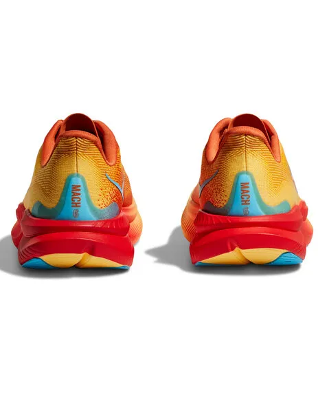 zapatilla mujer Hoka MACH 6, rojo/naranja