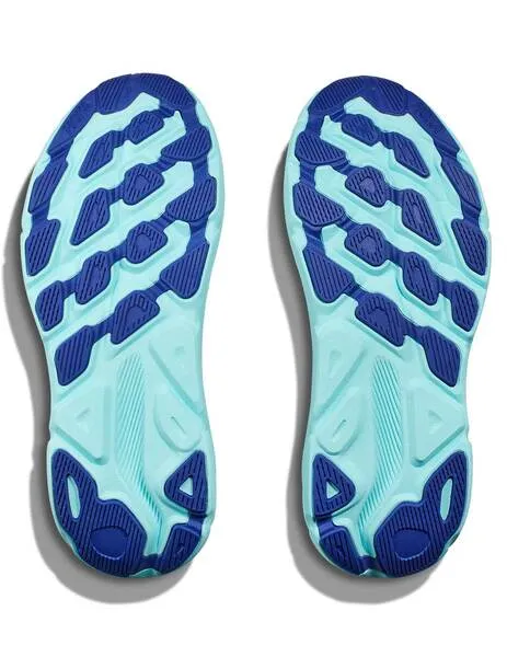 zapatilla running mujer Hoka CLIFTON 9, naranja/rojo