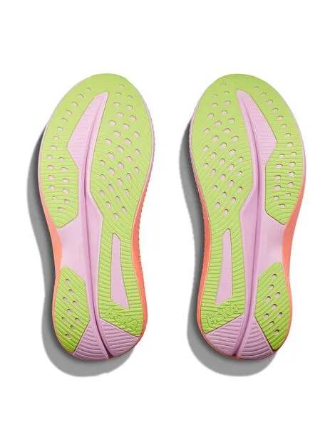 zapatilla running mujer Hoka MACH 6, gris/multicolor