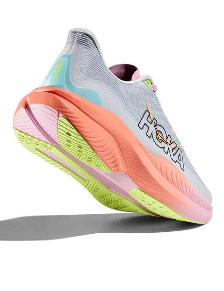 zapatilla running mujer Hoka MACH 6, gris/multicolor