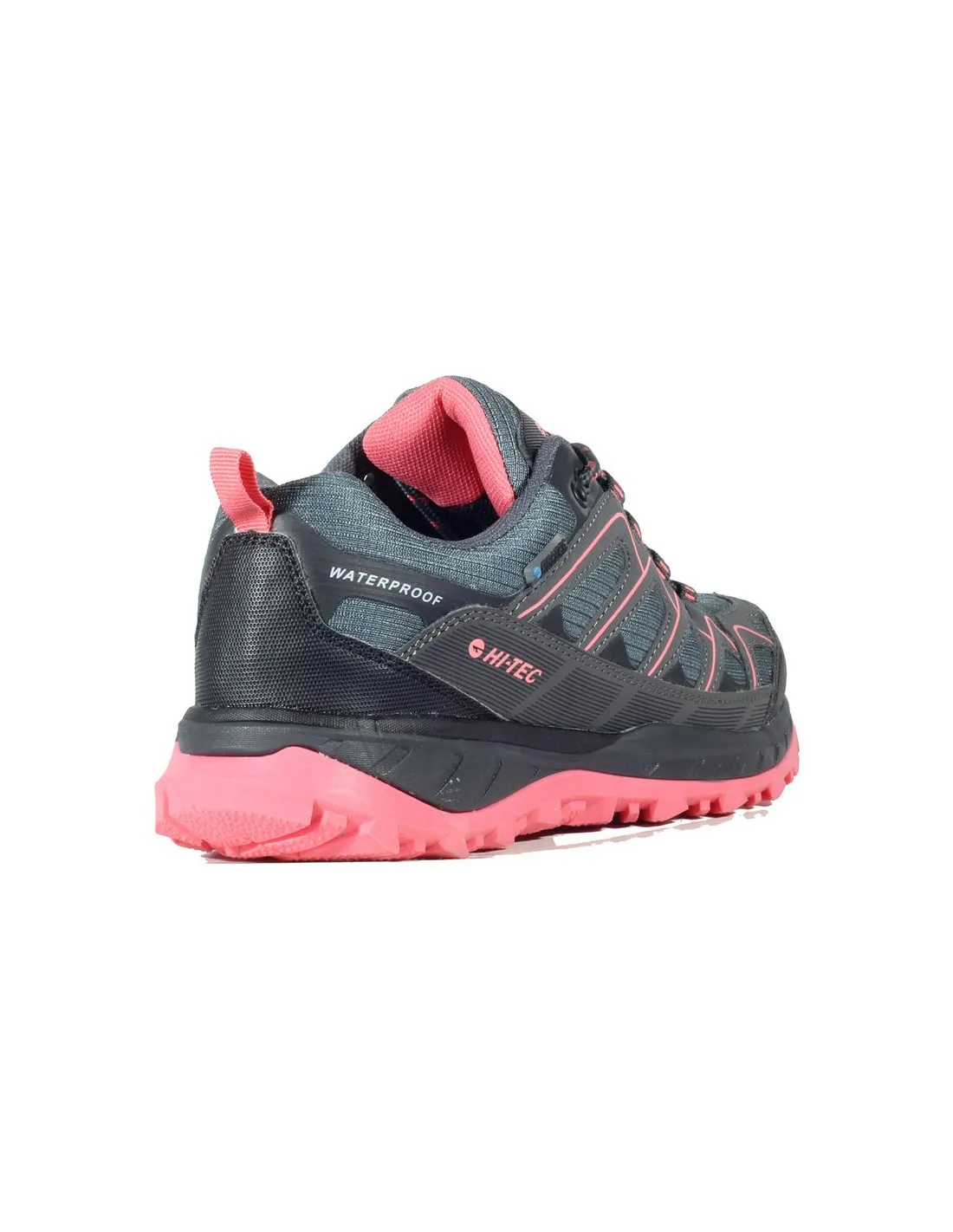 ZAPATILLAS DE MONTAñA HITECH LANDER LOW WP MUJER CHARCOAL/BLACK/GEORGIA PEACH