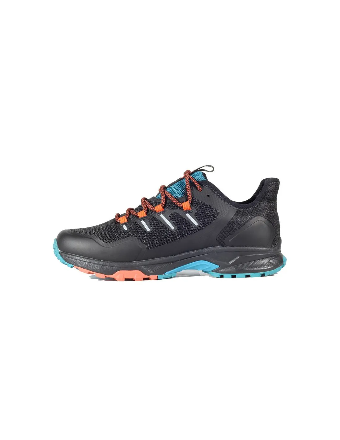 ZAPATILLAS DE MONTAñA HITECH TREK WP HOMBRE BLACK/ORANGE RUST/TURKISH TILE