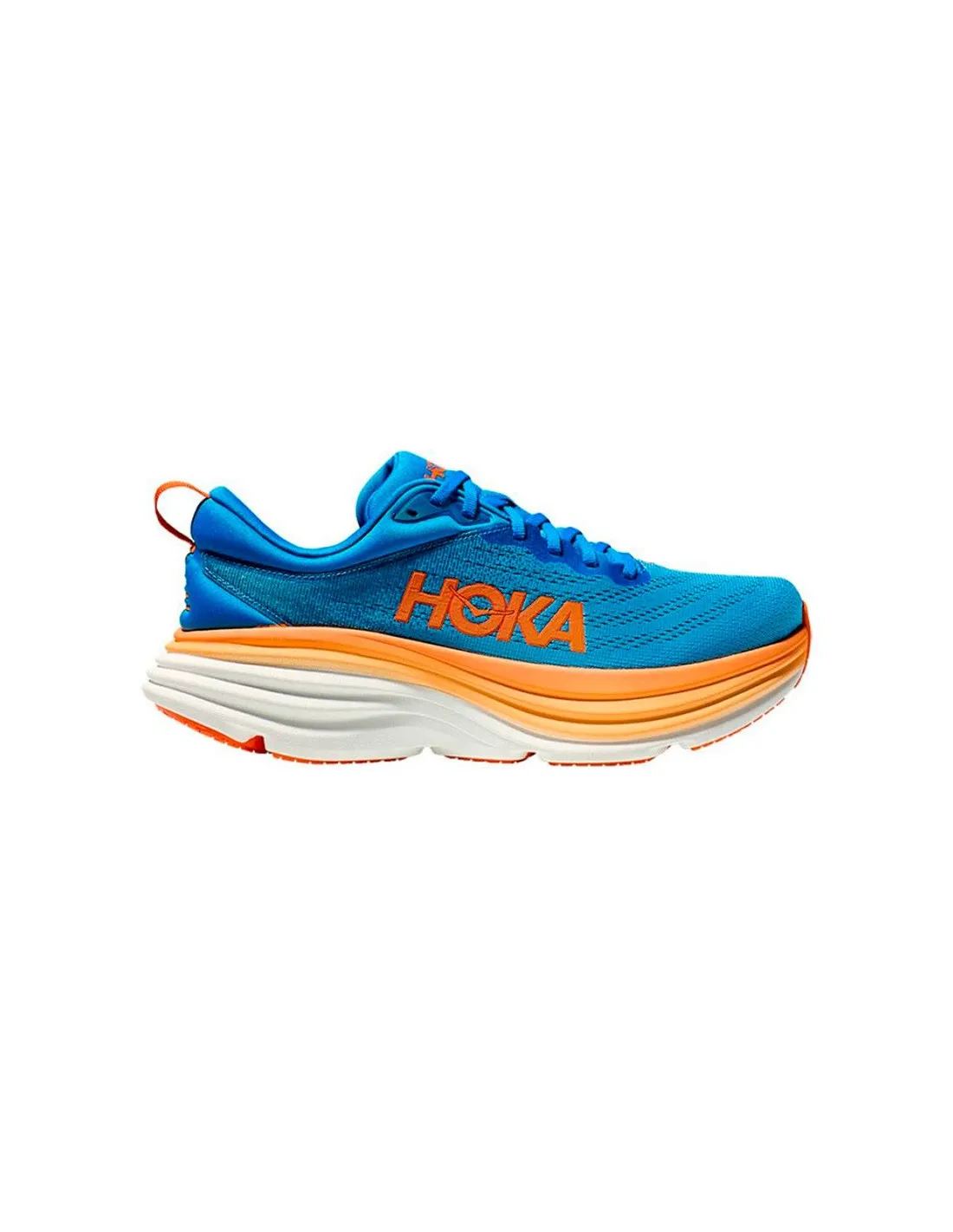 Zapatillas De Running Hoka Bondi 8 Sky/Orange Hombre