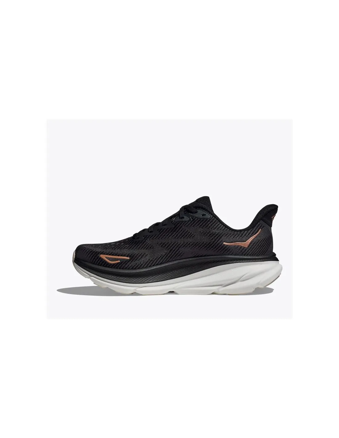 Zapatillas de Running Hoka Clifton 9 Black/Rose Gold Mujer