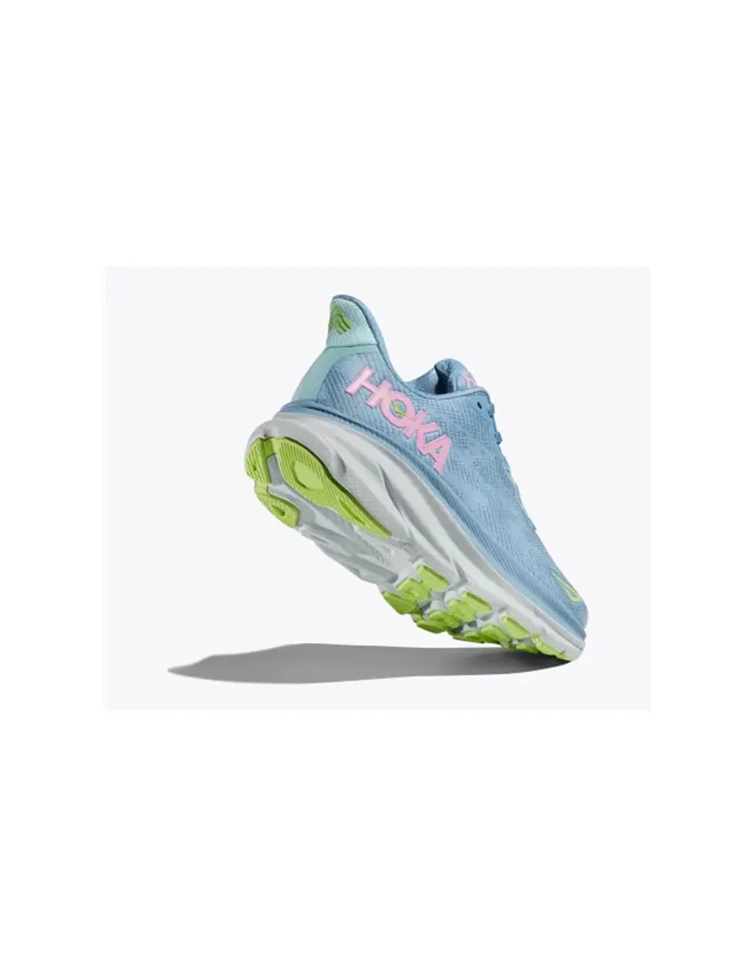 Zapatillas de Running Hoka Clifton 9 Mujer Azul Rosa