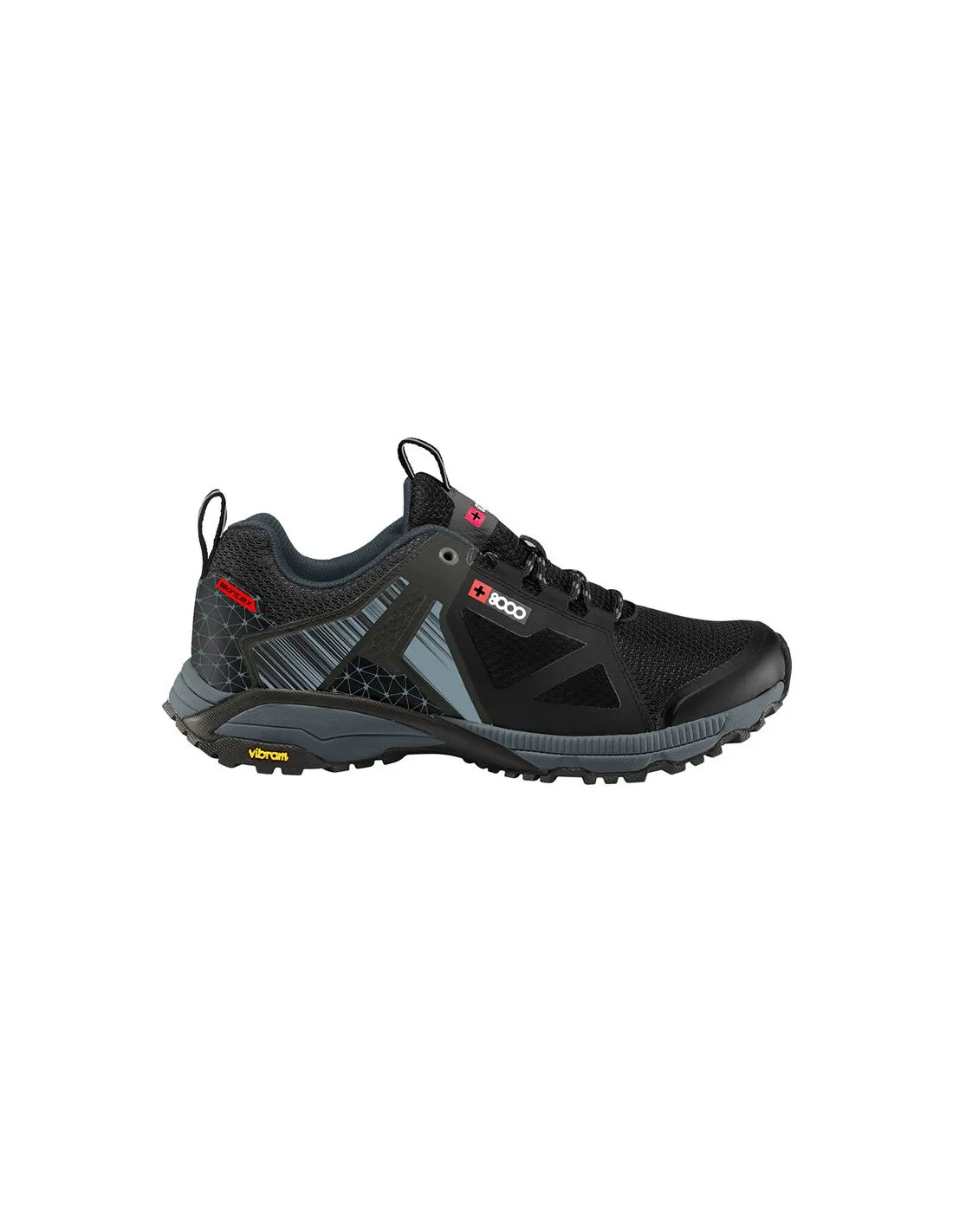 Zapatillas de trail +8000 Tabin 22I Mujer Black/Grey