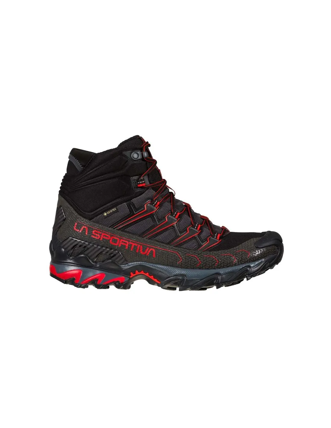 Zapatillas de Trail La Sportiva Ultra Raptor II Mid Gtx Black/Goji Hombre