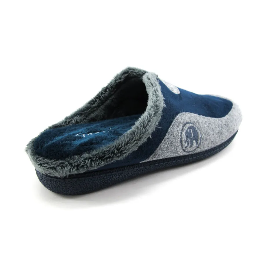 ZAPATILLAS HOGAR GARZÓN HOMBRE MARINO