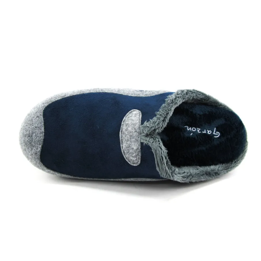ZAPATILLAS HOGAR GARZÓN HOMBRE MARINO