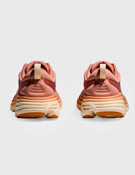Zapatillas Hoka Bondi 8 rosas para mujer
