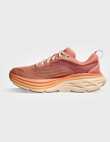 Zapatillas Hoka Bondi 8 rosas para mujer