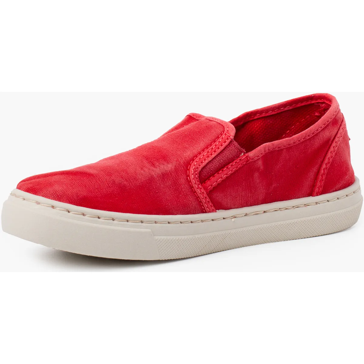 zapatillas lona lavada elástico lateral