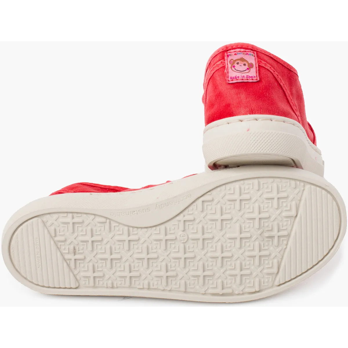 zapatillas lona lavada elástico lateral