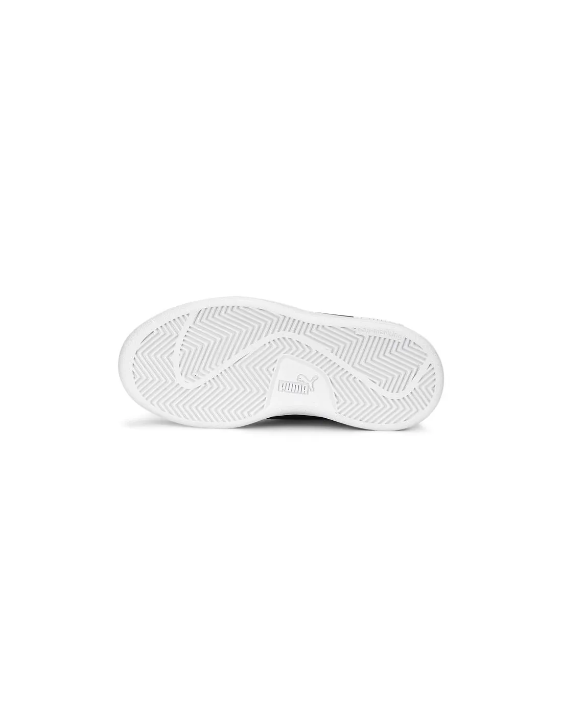 Zapatillas Puma Smash V2 Brand Niño Negro