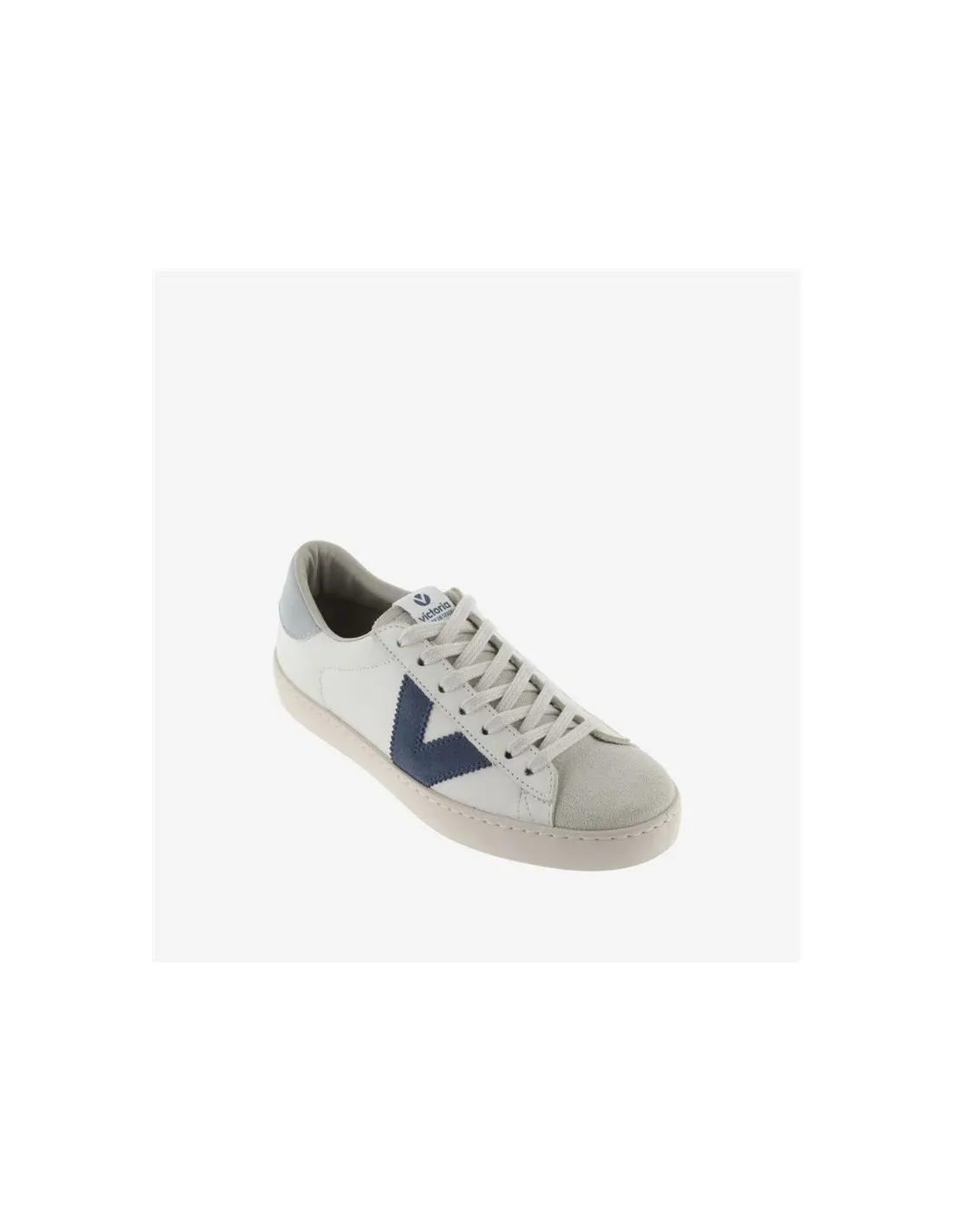 Zapatillas Victoria Berlin Piel & Serraje Azul Mujer