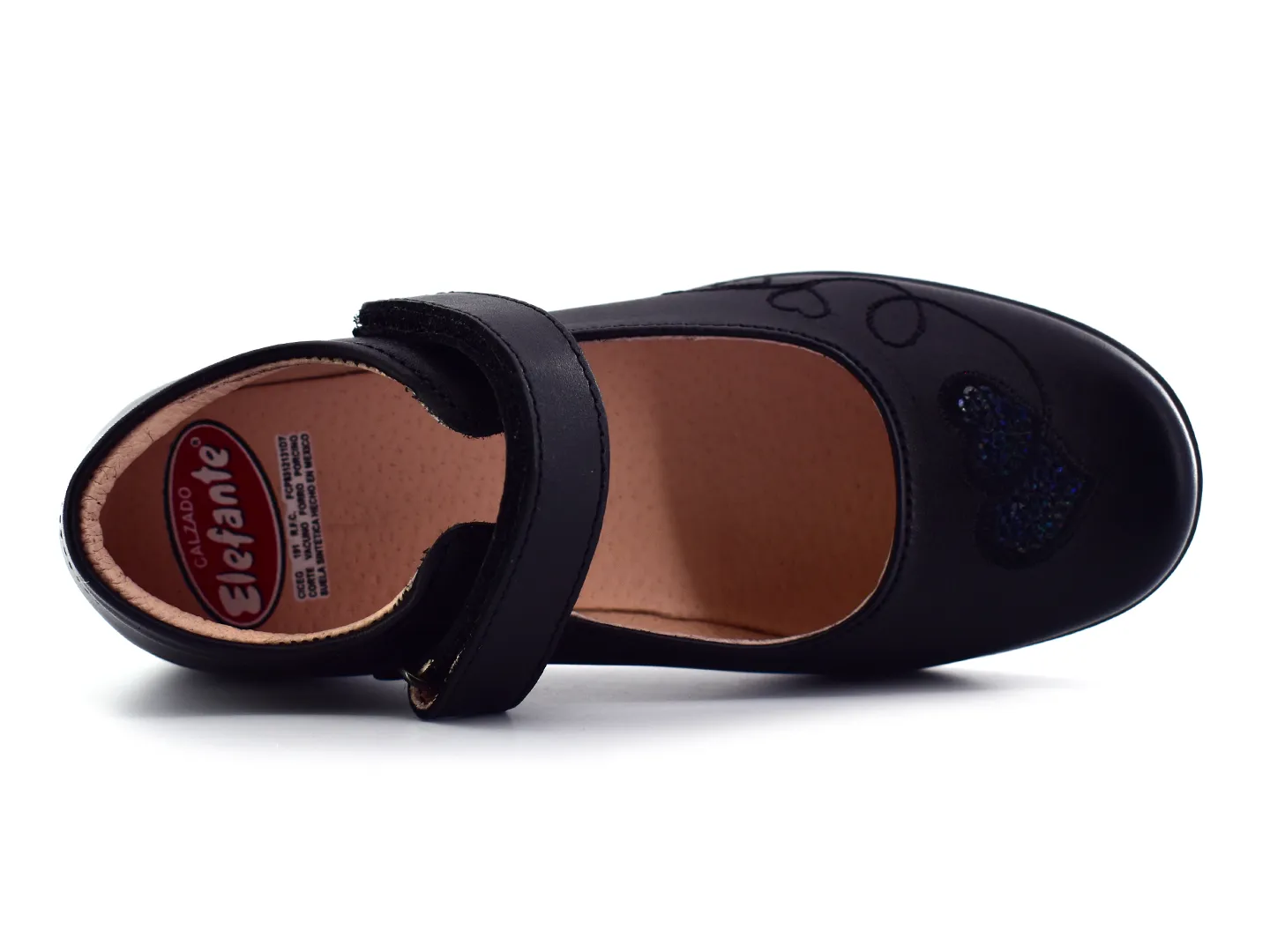 Zapatos Elefante 10880 Negro Para Niña
