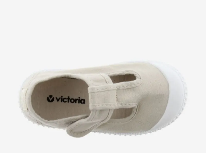 Zapatos Victoria 136625 textil beig