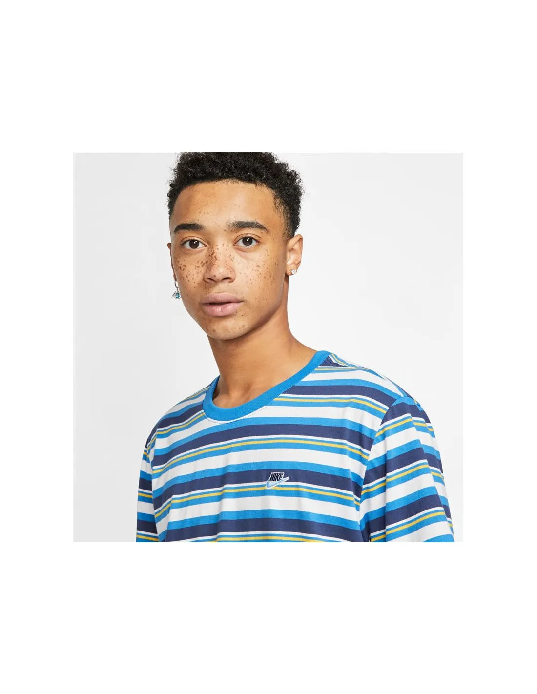 ᐈ Camiseta Nike Sportswear Rayas Azul